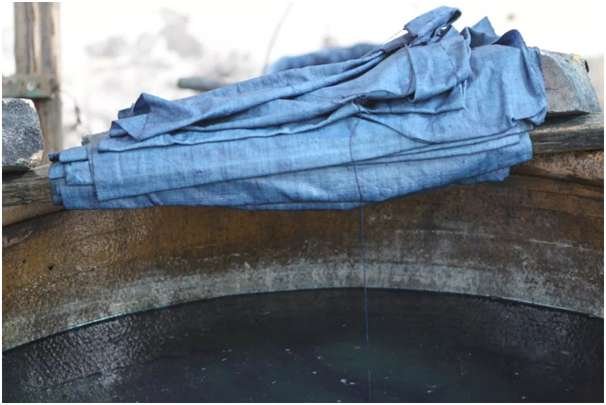 Indigo dyeing and what is being dyed?