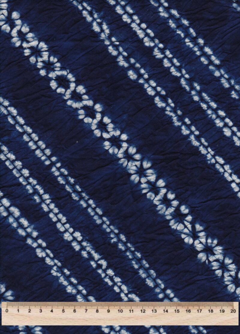 Hand Dyed Shibori Fabric Diagonal Plum