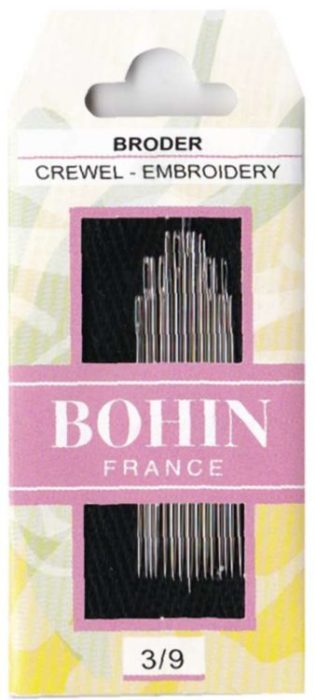 Bohin Crewel Embroidery Needles #3/9