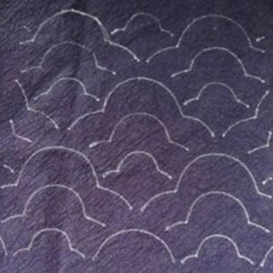 Traditional Japanese Embroidery Pattern Clouds