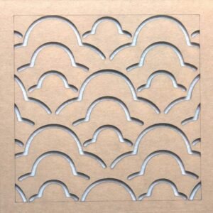 Traditional Japanese Embroidery Pattern Clouds