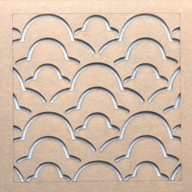 Traditional Japanese Embroidery Pattern Clouds