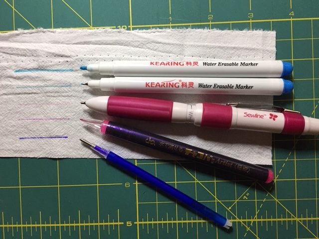 Sewline wash out and erasable fabric pencil