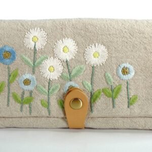 Floral Purse Embroidery Kit