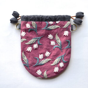 Tulip Drawstring Bag Embroidery Kit
