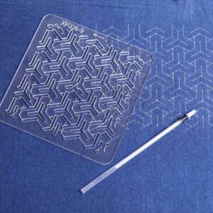 THEALESE Sashiko Stencil by Acrylic - Sashiko Embroidery Pattern - Quilting  Stencil | Diamond Wave