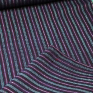 Vintage handwoven yarn-dyed fabric - VTG-F-008