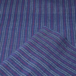 Vintage handwoven yarn-dyed fabric - VTG-F-028