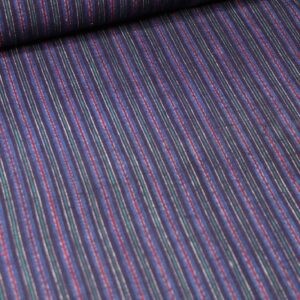 Vintage handwoven yarn-dyed fabric - VTG-F-060