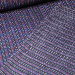 Vintage handwoven yarn-dyed fabric - VTG-F-060