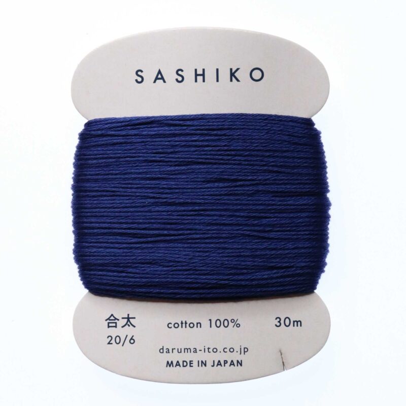 Daruma Sashiko Thread Card Indigo