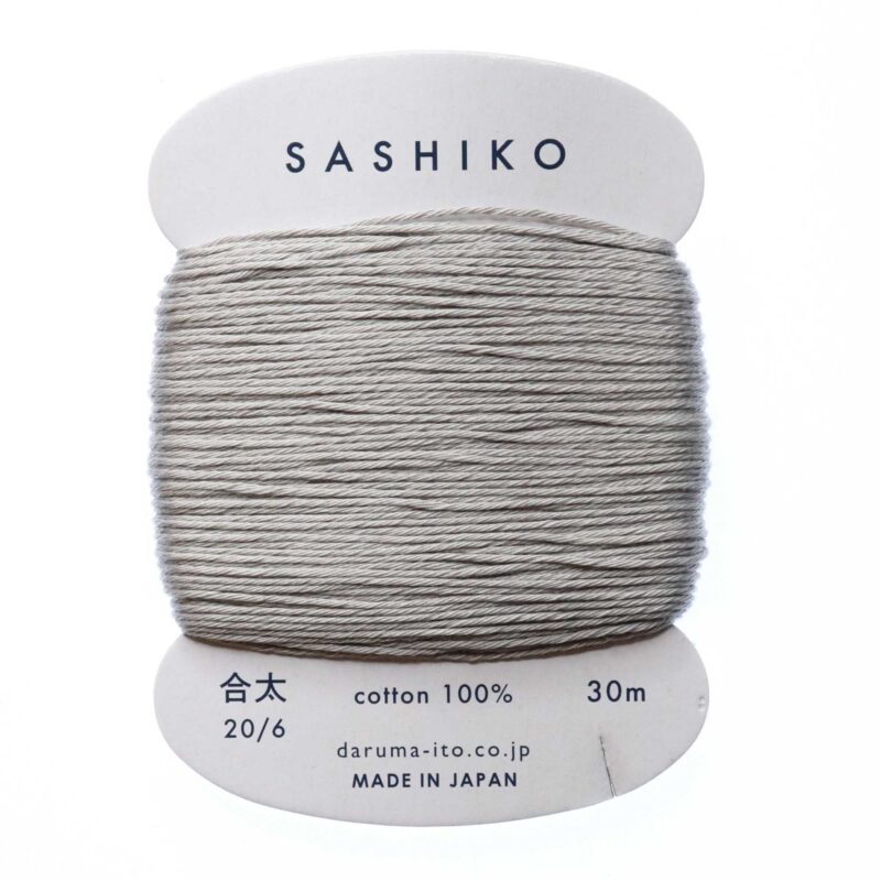 Daruma Sashiko Thread Card Grey