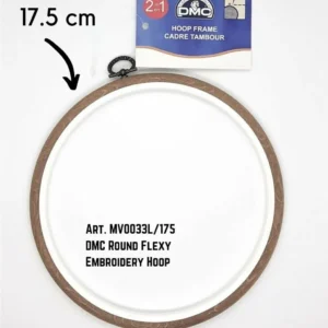 DMC round flexible Embroidery Hoop 17.5cm