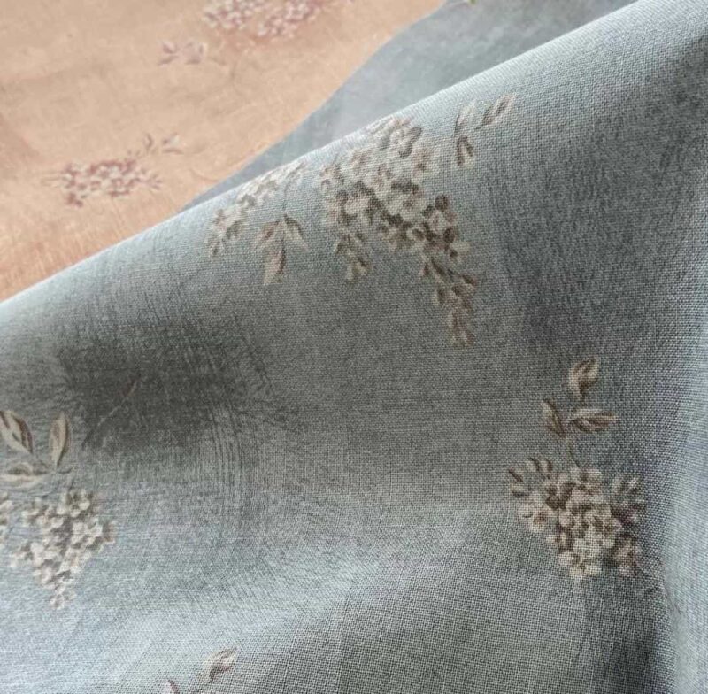 Daiwabo Handworks Fabric 10403 blue-grey