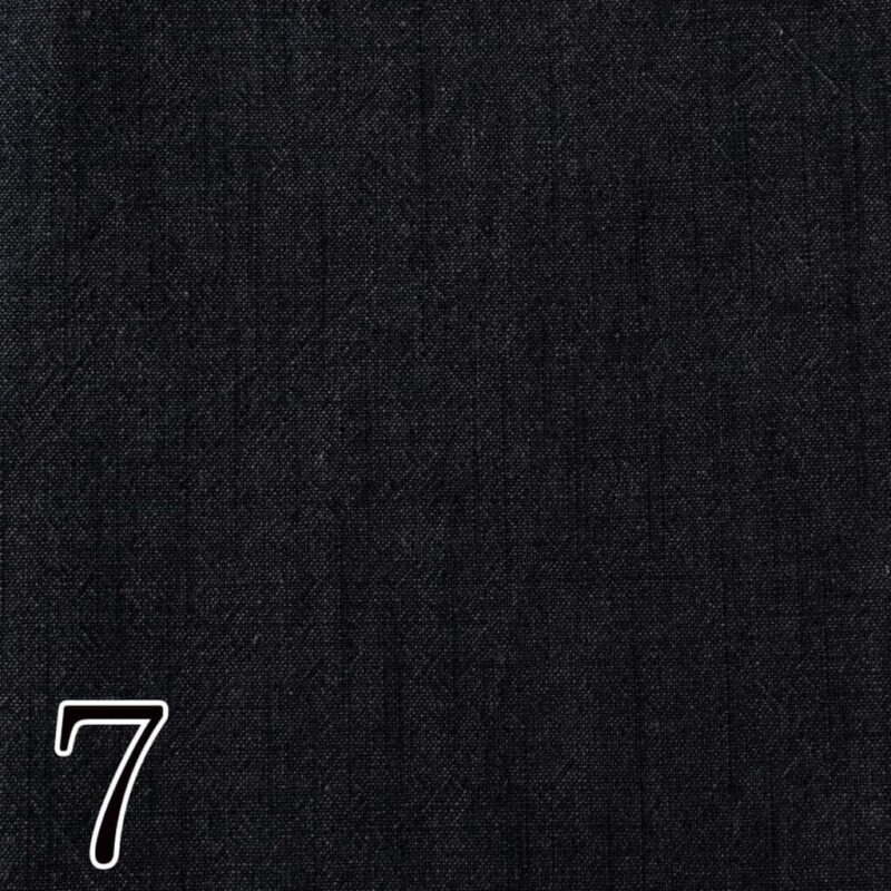 Japanese Yarn Dyed Washed Slub Fabric black
