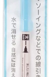 Chacopa Water Erasable Fabric Marker (blue, thick tip)