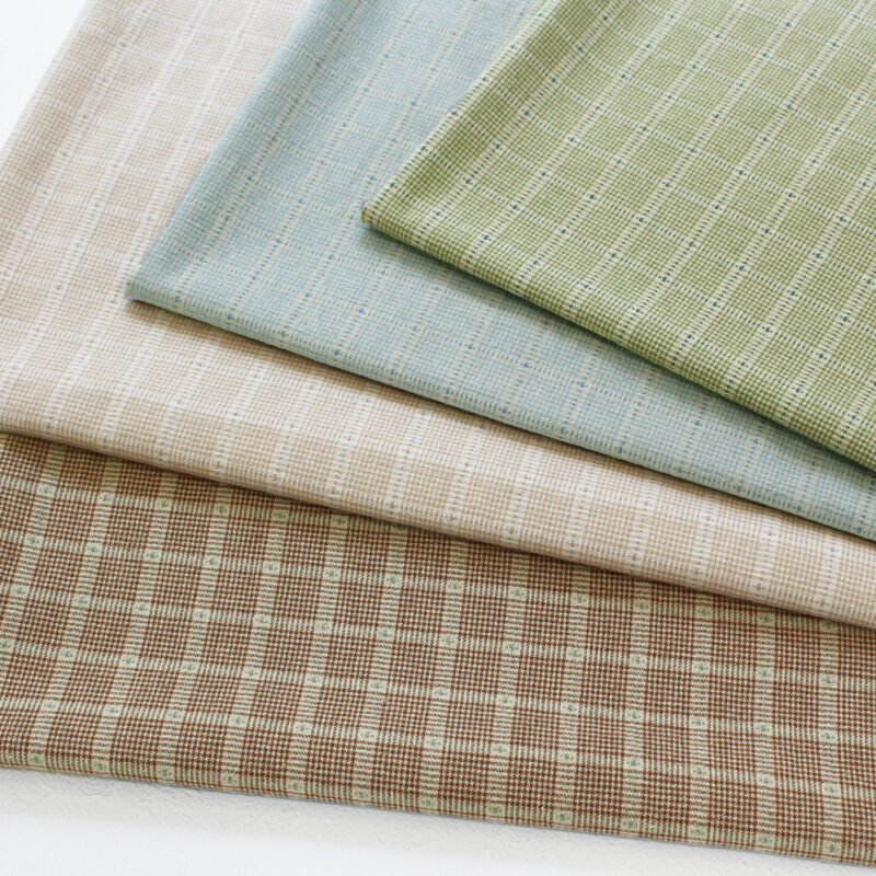 Japanese yarn dyed fabric plaid 1000